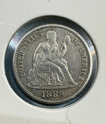 1889-S 10セント シーテッド リバティ ダイム | シルバー US タイプ | 条件付き希少 | UNC｜WORLD RESOURCE【QUEEN店】