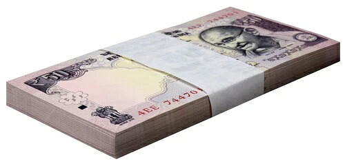 インド 50ルピー、2015年、P-104k、UNC X 100 PCSバンドルパック｜WORLD RESOURCE【QUEEN店】