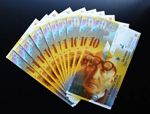 スイス 10枚セット 10フラン 2013 Pick-67 GEM UNC|WORLD RESOURCE【QUEEN店】