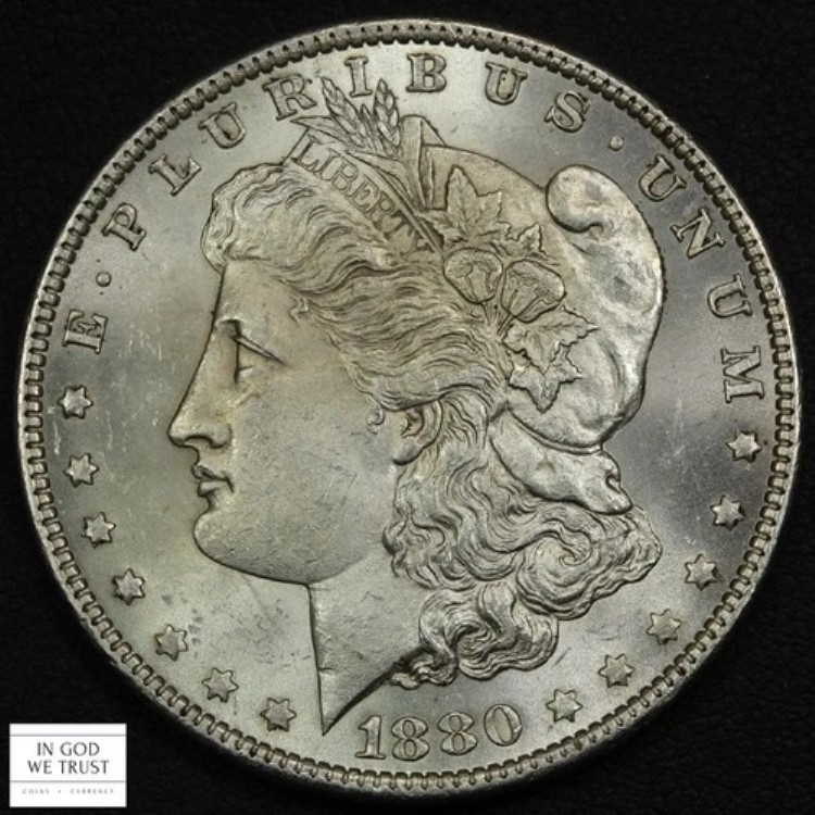 1880 O モルガン銀貨 1ドル (MS CH BU チョイスブリリアント UNC)｜WORLD RESOURCE【QUEEN店】