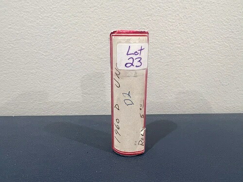 1960-D 10セント 90%銀貨 ルーズベルトダイム BUロール 額面5ドル 銀行包装｜WORLD RESOURCE【QUEEN店】