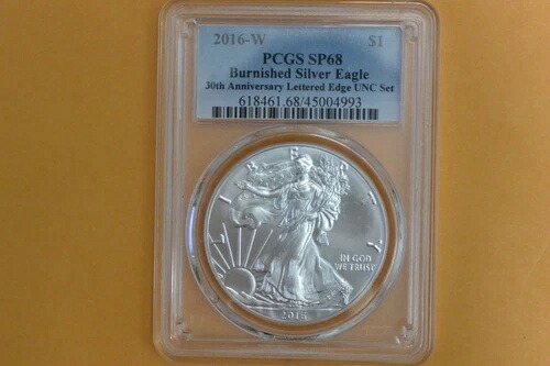 2016年 W バーニッシュ シルバー イーグル PCGS SP68 年次ドル シルバー イーグル UNC セット|WORLD RESOURCE【QUEEN店】