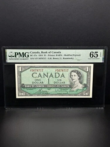 1954年-カナダ銀行の1ドル硬貨。コレクションに最適な逸品です。｜WORLD RESOURCE【QUEEN店】