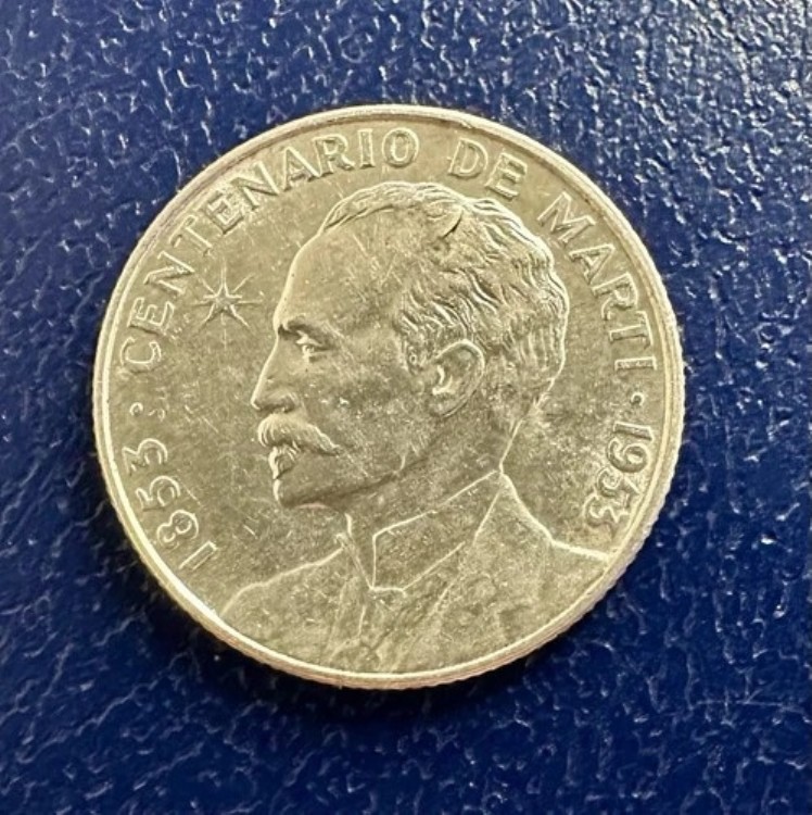 非常に希少な美しいUNC 1953 CUB 25 Centavos SILVER MS60+KM 27｜WORLD RESOURCE【QUEEN店】