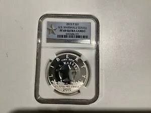 2015-P 米国保安官サービス $1 NGC PR 69 ウルトラカメオ UNC - A20.14｜WORLD RESOURCE【QUEEN店】