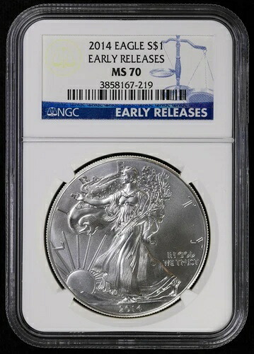2014年 アメリカン シルバー イーグル NGC Ms. 70 | UNC BU|WORLD RESOURCE【QUEEN店】