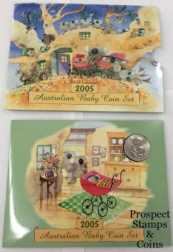 2005年 オーストラリア王立造幣局 ブッシュコアラベビー UNC ミントセット｜WORLD RESOURCE【QUEEN店】