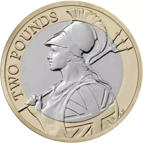 2019年ブリタニア2ポンド硬貨 2ポンド UNC（ロイヤルミントセットより）｜WORLD RESOURCE【QUEEN店】