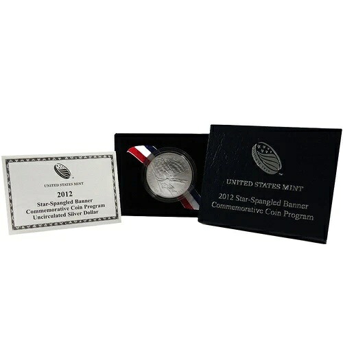 アメリカ造幣局 2012-P 星条旗記念銀貨 UNC COA OGP 付き｜WORLD RESOURCE【QUEEN店】 27,170円