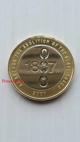 ロイヤルミント*2007*UNC*奴隷貿易廃止 2ポンド 2ポンド硬貨-KM#1075|WORLD RESOURCE【QUEEN店】