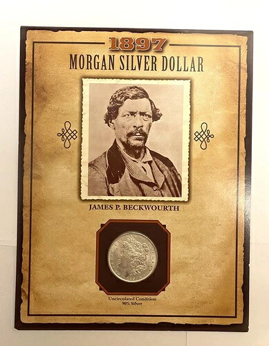 1897年 S BU/UNC モルガン銀貨 - PCS 西部の伝説、「ジェームズ・ベックワース」|WORLD RESOURCE【QUEEN店】