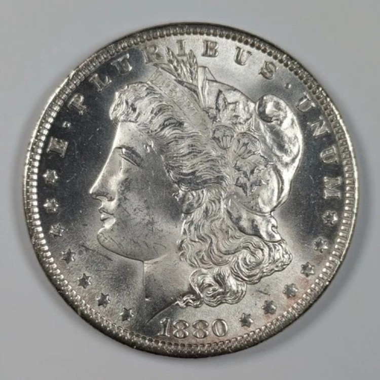 1880年 モルガン銀貨 GEM UNC｜WORLD RESOURCE【QUEEN店】