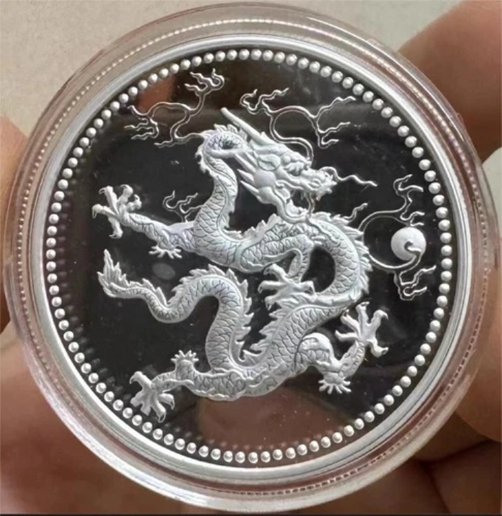 2012年 中国 1オンス 純銀ドラゴンメダル - PICC|WORLD RESOURCE【QUEEN店】