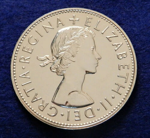 1970年英国1/2クラウン - 見事なUNCプルーフ - 発行枚数わずか75万枚 - 写真をご覧ください|WORLD RESOURCE【QUEEN店】