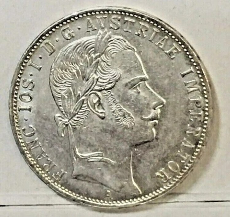 オーストリア 1861年 銀貨 プルーフ 光沢 ターラー フローリン フランツ・ヨーゼフ1世 GENU UNC｜WORLD RESOURCE【QUEEN店】