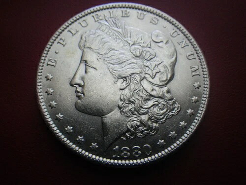 1880-O モーガンシルバー $-UNC-MS+++++BU-GEM 100%光沢 希少-新品 GM WT-PROOFLIKE｜WORLD RESOURCE【QUEEN店】