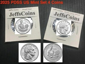 2025 P D S S アルシア・ギブソン 4クォーター PD US MINT SET UNC クラッドシルバー プルーフ プレサル｜WORLD RESOURCE【QUEEN店】