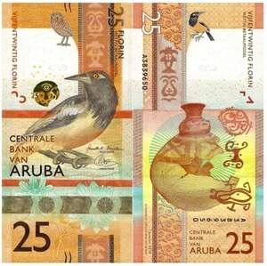 アルバ 25 フローリン 2019 P-22 UNC|WORLD RESOURCE【QUEEN店】