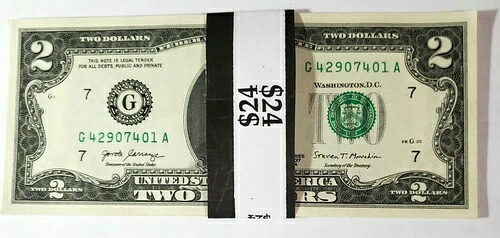 ?12パック? 12ドル札（2ドル） 未流通 連番｜WORLD RESOURCE【QUEEN店】 28,490円