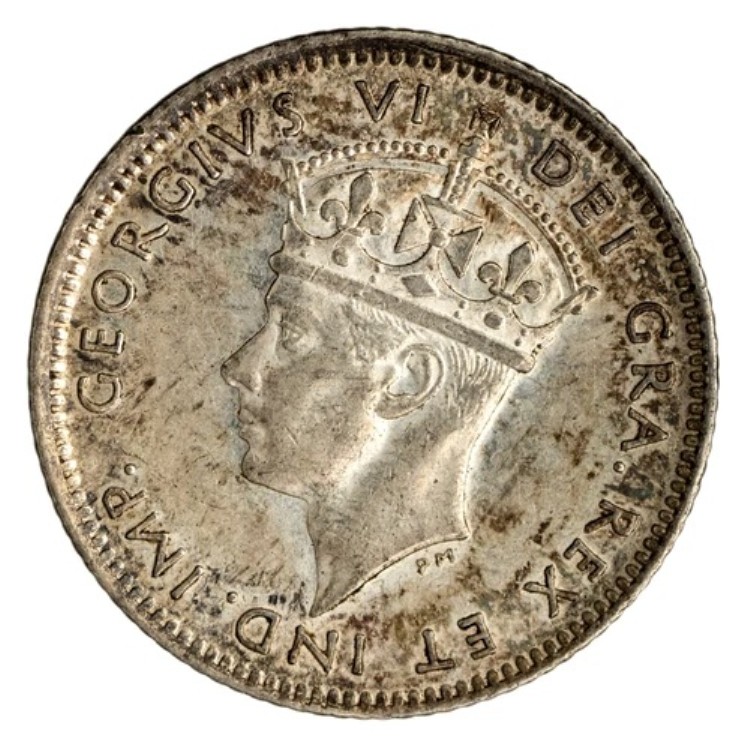 カナダ。ニューファンドランド 1942-C 銀貨 10セント、2.34グラム、厚さ18mm、UNC KM-20｜WORLD RESOURCE【QUEEN店】