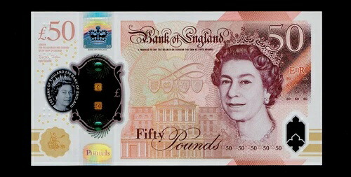 ポリマー 2020 英国製 50ポンド スーパーUNC 送料無料 (Q37)|WORLD RESOURCE【QUEEN店】