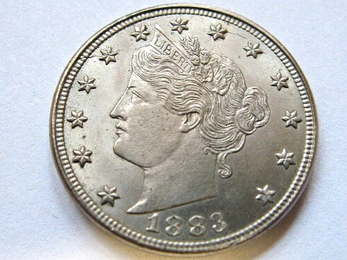 1883年 リバティシールド V ニッケル 5セント 5セント ノーセント UNC MS #646 L2|WORLD RESOURCE【QUEEN店】