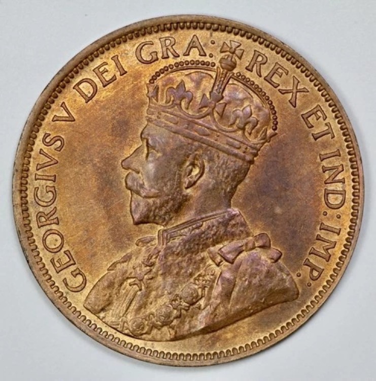 1918年カナダ1セントラージセントUNC|WORLD RESOURCE【QUEEN店】