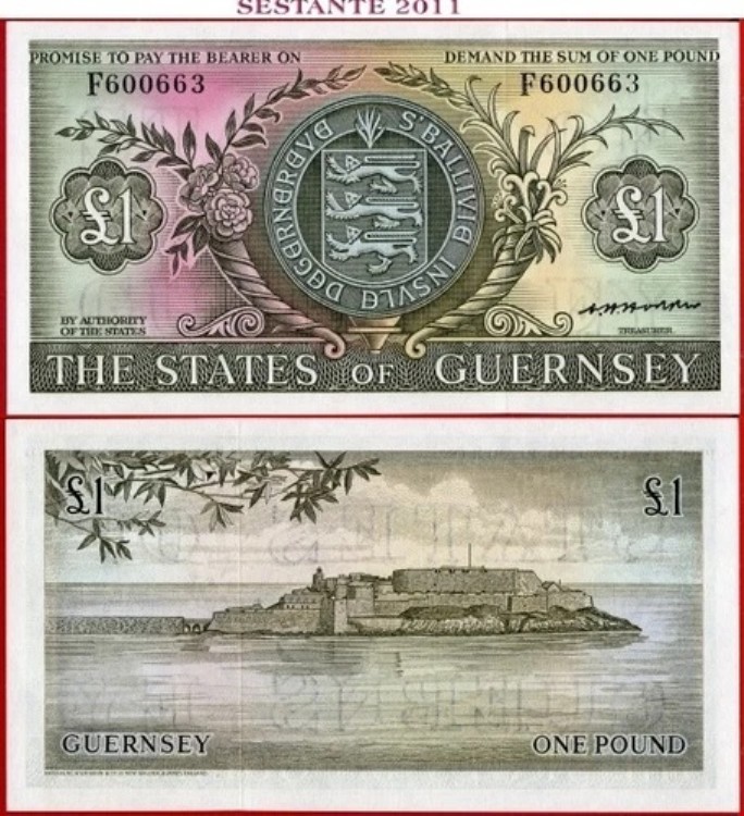 ガーンジー 1ポンド nd 1969/75 P 45b UNC 100ドルから送料無料|WORLD RESOURCE【QUEEN店】