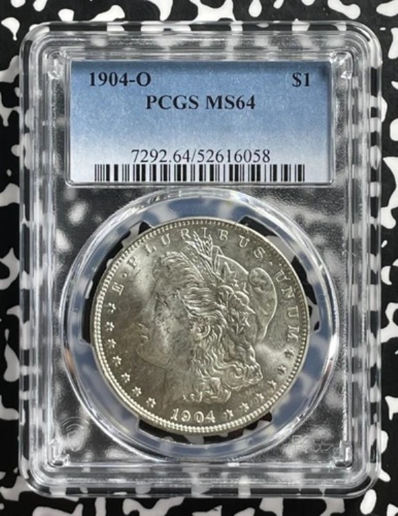 1904年頃 アメリカ 1ドル モルガン・ダラー PCGS MS64 ロット番号 G443 シルバー！ チョイス UNC！｜WORLD RESOURCE【QUEEN店】