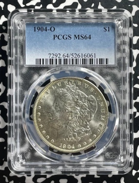 1904年頃 アメリカ 1ドル モルガン・ダラー PCGS MS64 ロット番号 G429 シルバー！ チョイス UNC！｜WORLD RESOURCE【QUEEN店】