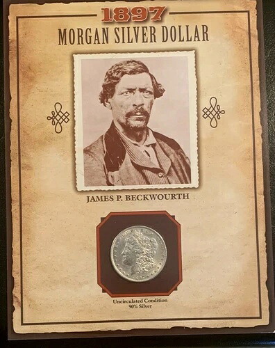 1897年 S BU/UNC モルガン銀貨 - PCS 西部の伝説、「ジェームズ・ベックワース」｜WORLD RESOURCE【QUEEN店】 40,040円