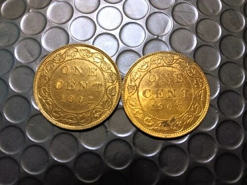 希少なゴールデンヒュー エドワード7世 1902 1903 カナダ カナディアンラージセント BU/UNC｜WORLD RESOURCE【QUEEN店】