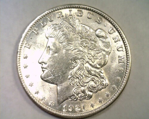 1921年 モーガン シルバー ドル トップ 100 ワイド リーディング 未流通 UNC。良品オリジナル｜WORLD RESOURCE【QUEEN店】