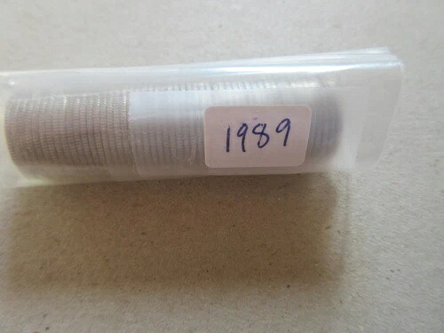 1989年カナダ10セント硬貨のロール。UNCダイム50枚。(RJ)|WORLD RESOURCE【QUEEN店】