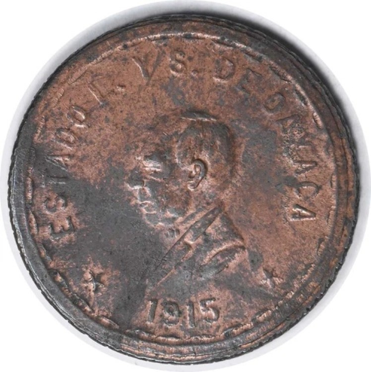 1915年 オアハカ メキシコ革命 20センターボ KM729.1 UNC 未認証 #721｜WORLD RESOURCE【QUEEN店】