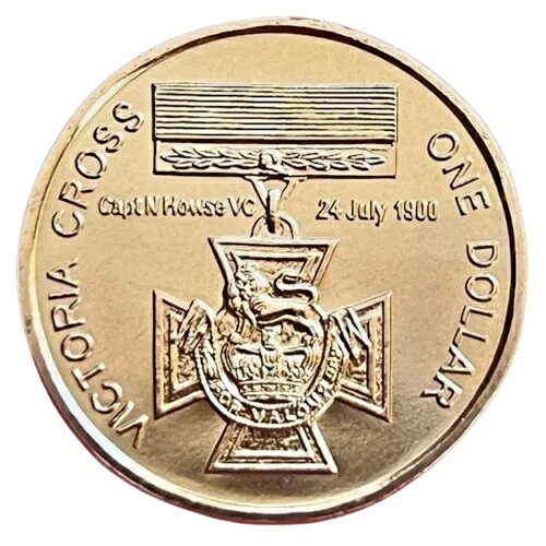 オーストラリア 1ドル硬貨 2000年 ヴィクトリア十字章 KM#493 エリザベス2世4世肖像 UNC｜WORLD RESOURCE【QUEEN店】