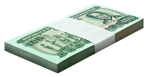 モザンビーク 100 メティカイ、1989、P-130c、UNC X 100 PCS バンドルパック|WORLD RESOURCE【QUEEN店】