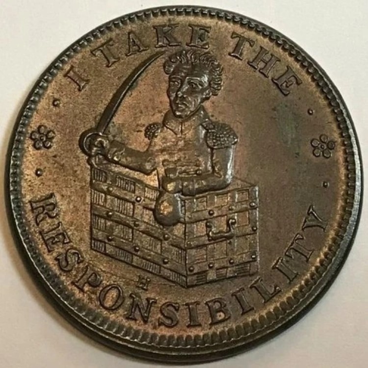 HT-69 Low 44 Very Nice UNC - I take Responsibility / ヴァンビューレン金属貨幣|WORLD RESOURCE【QUEEN店】
