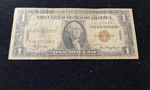 1935年発行のアメリカ合衆国1ドル銀券(未使用)1枚|WORLD RESOURCE【QUEEN店】