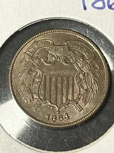 1864 2セント Unc｜WORLD RESOURCE【QUEEN店】