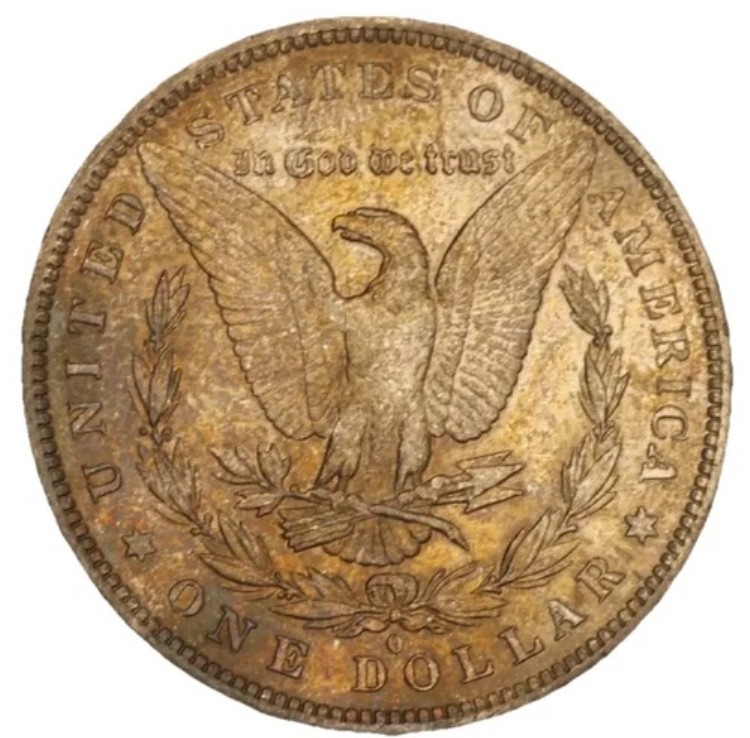 1883 O モルガン シルバー ダラー UNC BU トーニング レインボー チョイス BU ハイグレード｜WORLD RESOURCE【QUEEN店】 32,890円