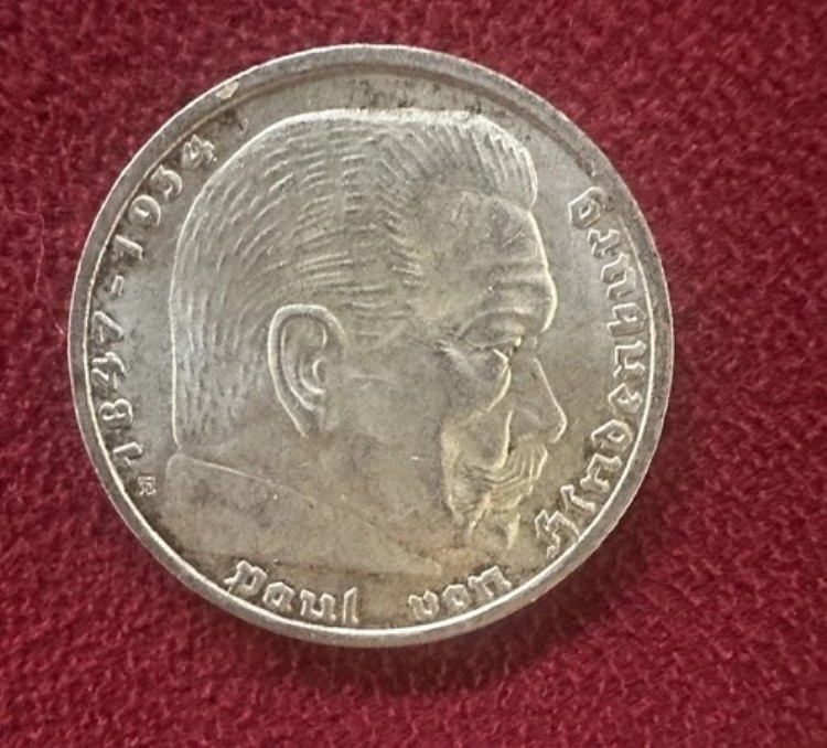 ドイツ 5 マーク 1939 E UNC セミキー日付｜WORLD RESOURCE【QUEEN店】