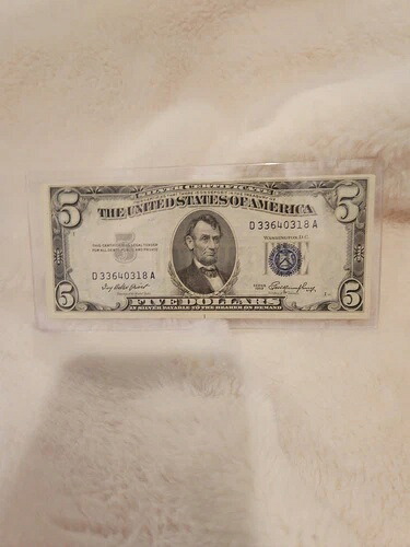 ***希少*** 1953年 5ドル銀券 - GEM CU / UNC｜WORLD RESOURCE【QUEEN店】
