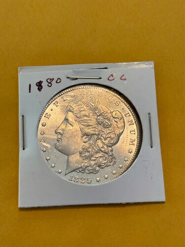 モルガン銀貨 1880 CC UNC|WORLD RESOURCE【QUEEN店】