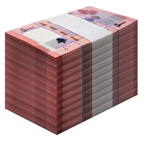 レバノン 5000リーブル、2014年、P-91b、UNC X 1000 PCS ブリック｜WORLD RESOURCE【QUEEN店】