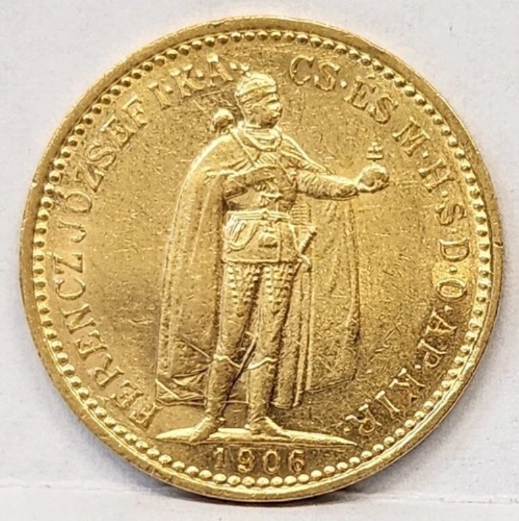 ハンガリー 1906年 10 10コロナ 金貨 希少 重要日付 高品質 UNC｜WORLD RESOURCE【QUEEN店】