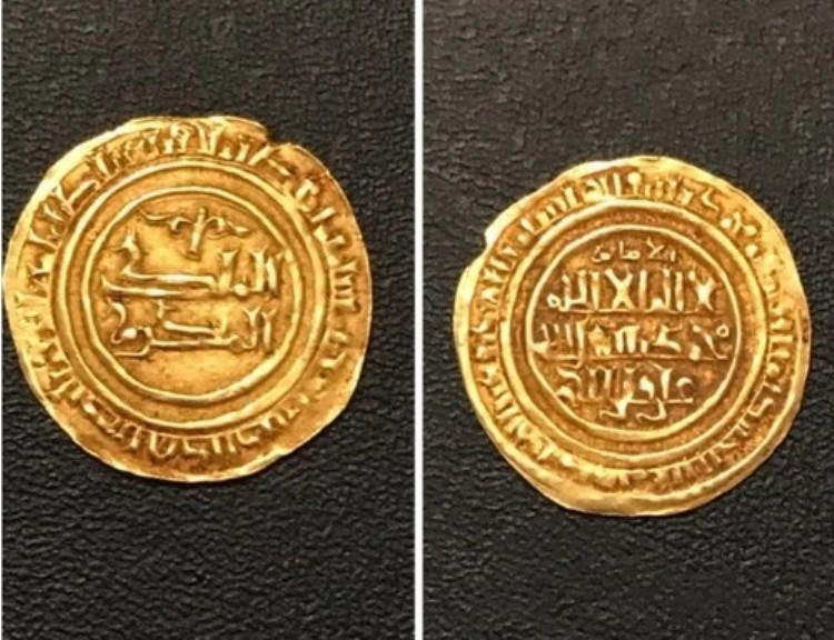 古代イエメン ハーフディナール金貨 1.5グラム 429AH 1037 スレイヒ女王アルワ|WORLD RESOURCE【QUEEN店】