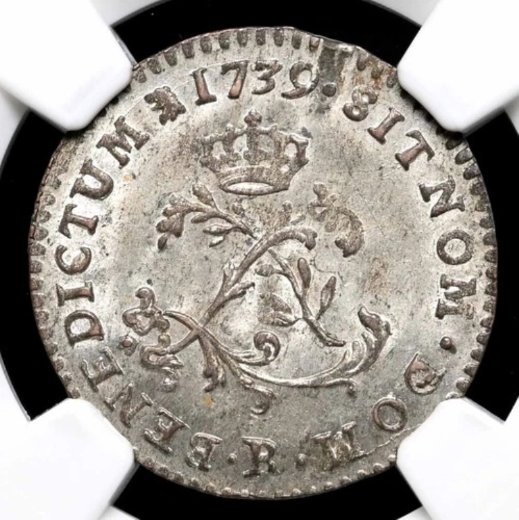 フランス、アメリカの植民地。 Billon Sous Marques、1739-R、Vlack-175、R7、NGC MS65｜WORLD RESOURCE【QUEEN店】
