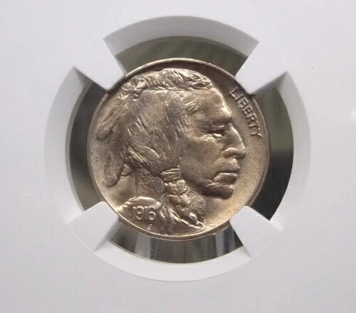 1916年 "P" インディアンヘッド バッファロー ニッケル 5c NGC MS65 #001 Gem BU Unc ECC&C, Inc.|WORLD RESOURCE【QUEEN店】