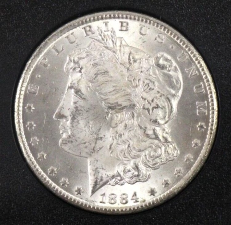1884-CC モルガン銀貨 GSA Unc $1 内側と外側の OGP と紙付き｜WORLD RESOURCE【QUEEN店】